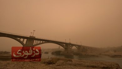 گرد و خاک در خوزستان و دزفول