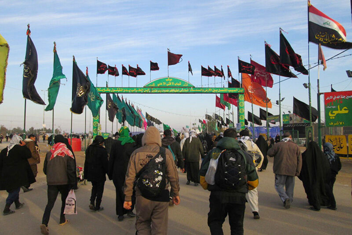 زائرین کربلا اربعین