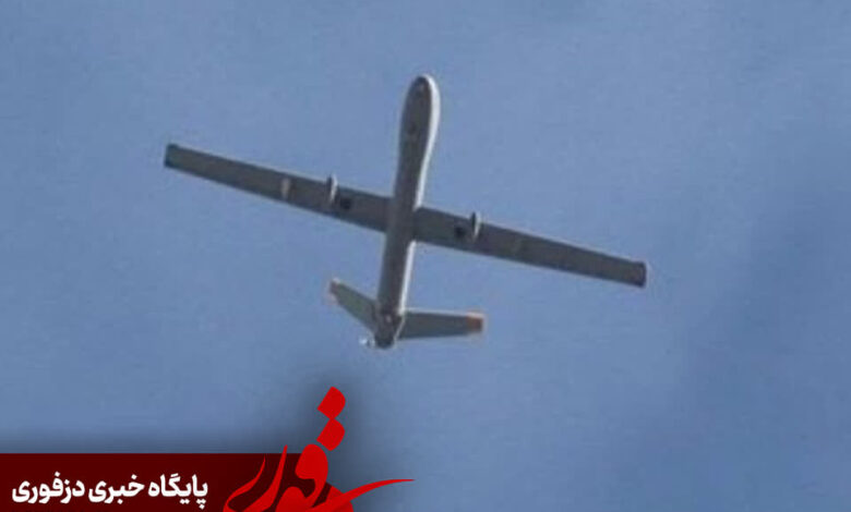 پهپاد هرمس اسرائیل در اسمان دزفول